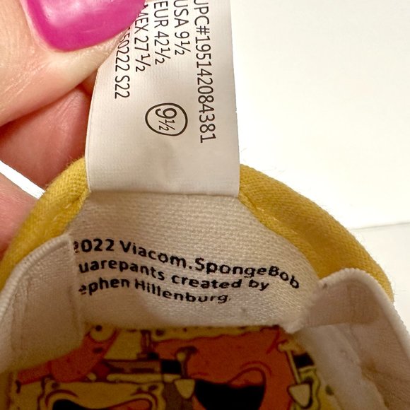 *NEW* Sponge Bob Slip On Sneaker - Picture 10 of 11